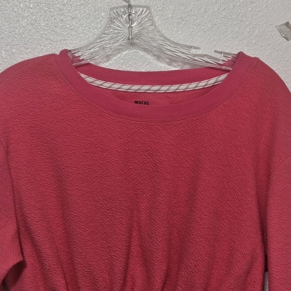 Maeve Anthropologie pink cropped top size x-small - Picture 2 of 11